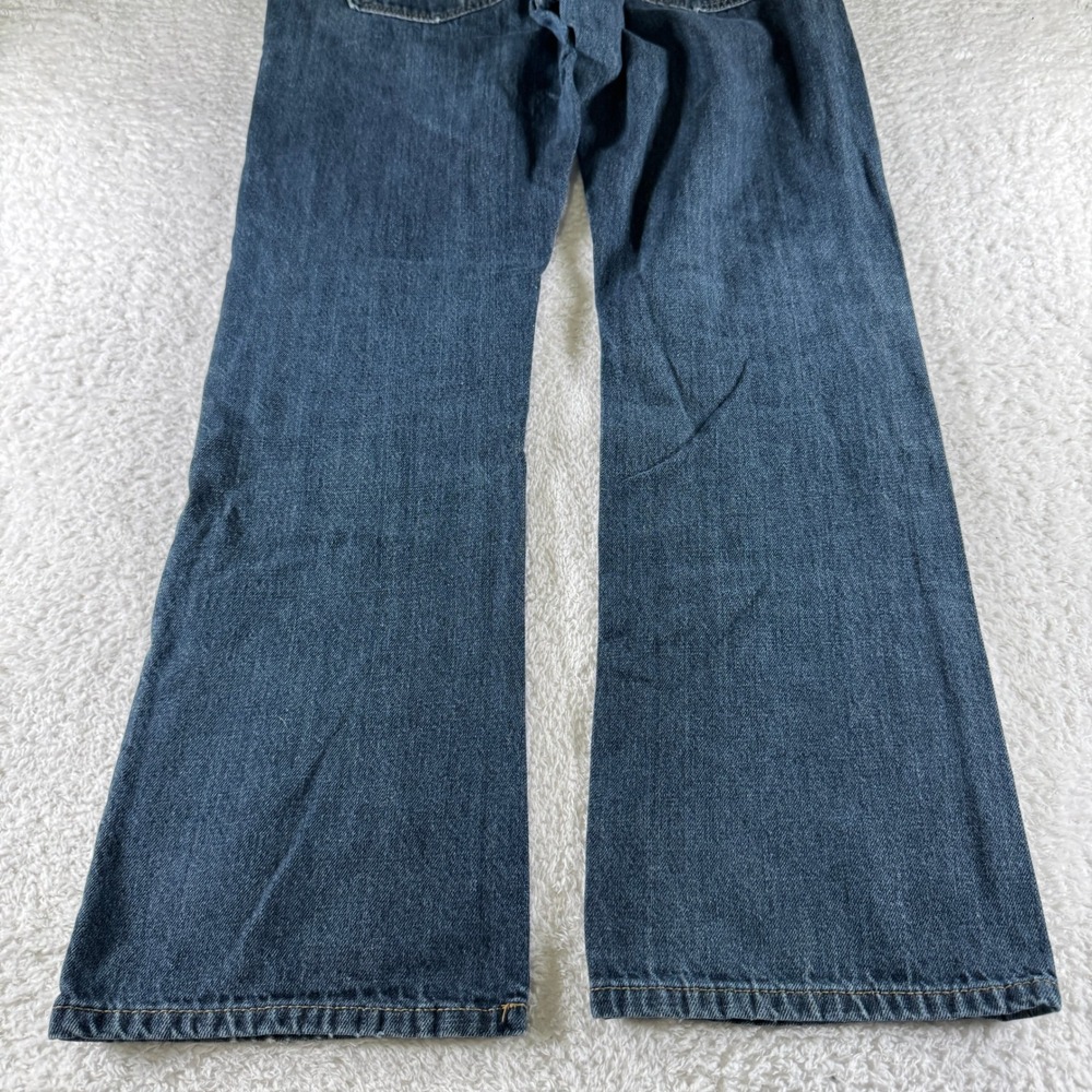 Levis 527 Jeans Mens 33x32 Blue Modern Bootcut Denim Medium Wash Pants Used - Picture 9 of 10